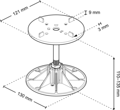 Dimensions alu 110 135 l3 oblique 3