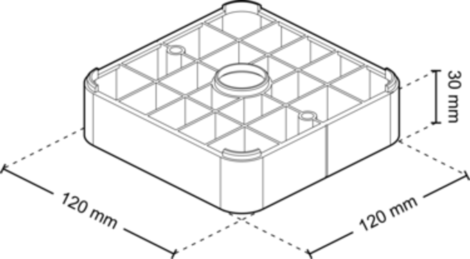 Dimensions rap p30 oblique 3