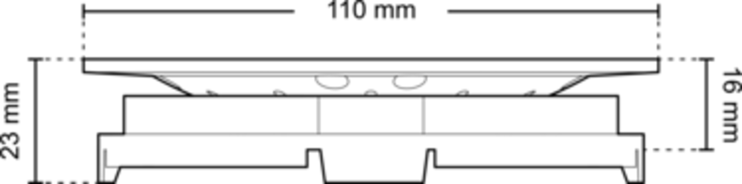 Dimensions sta le100 front