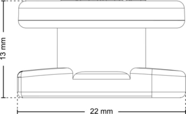 Dimensions adec clip front