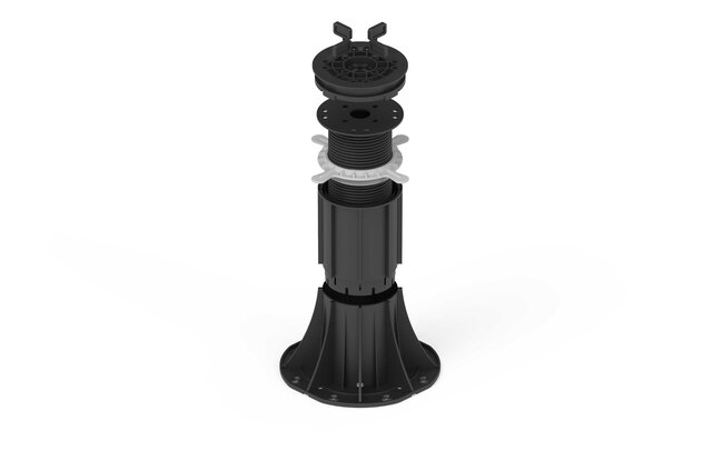 Serie von höhenverstellbaren Stelzlagern Standard für Platten und Balken