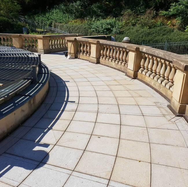 Umbau der Terrasse in einem denkmalgeschützten Objekt in Karlsbad 4