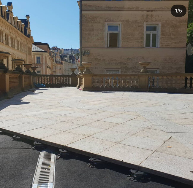 Umbau der Terrasse in einem denkmalgeschützten Objekt in Karlsbad 5