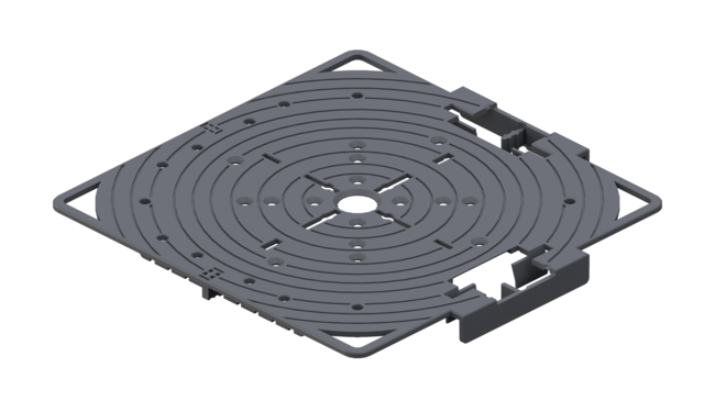 Gummipad für Terrassenplatten, Referenz DDP 002 R