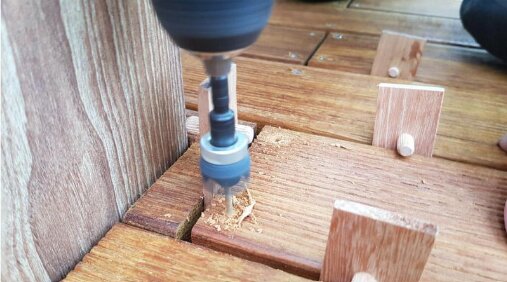 Schritt für Schritt Montage von Terrassenplatten auf Stelzlagern 14